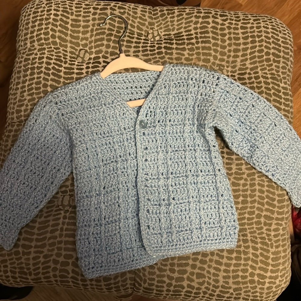 Hand made baby sweater